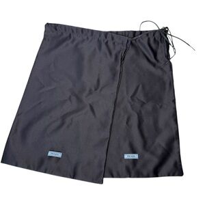 PRADA Shoe Dust Bags Set of‎ 2 Drawstring Logo